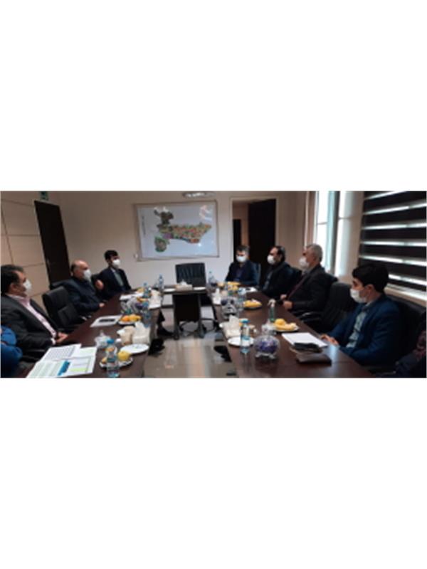 جلسه مدیر عامل شرکت پردیس با ریاست بانک مسکن شعبه مستقل مرکزی