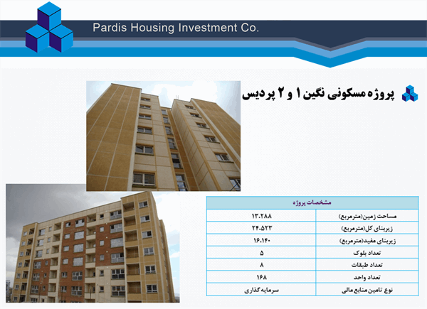 پروژه مسکونی نگین 1 و 2 پردیس