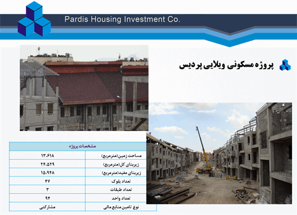 پروژه مسکونی ویلایی پردیس